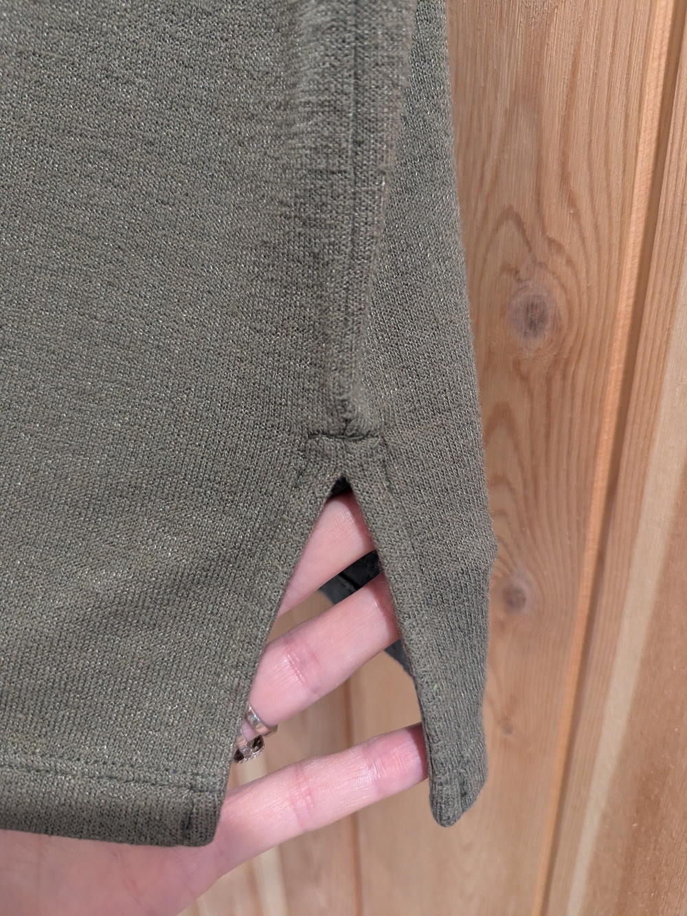 Wilfred Olive Crewneck Short Sleeve Tee - Picture 6 of 7
